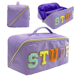 کیف آرایشی STUFF رنگ یاسی
