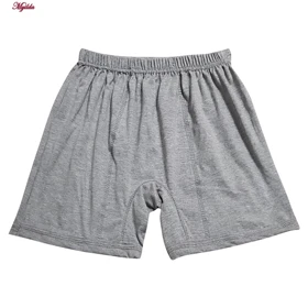 شورت مردانه ماییلدا مدل پادار پنبه‌ای ملانژ کد 4702-3 بسته سه عددی