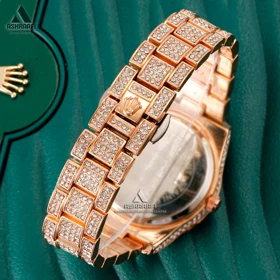 ساعت رولکس فول نگین Rolex Sky Dweller F-Diamond Rg-80