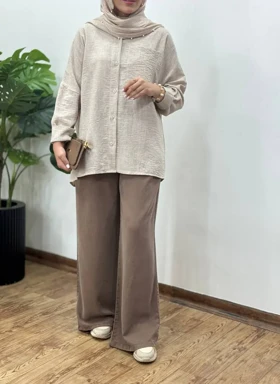 تونیک لینن زارا ایتالیایی شاینا(ایراد دار)