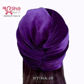کلاه حجاب طرح جلو گره‌ای مدل RTT22