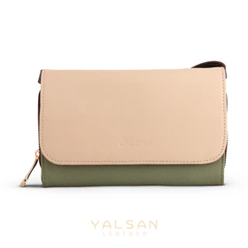 کیف دوشی زنانه چرم یلسان مدل روناک کد 210-MC
