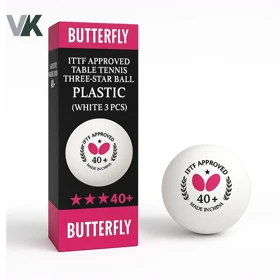 توپ پینگ پنگ 3 عددی برند BUTTERFLY شناسه 10100484