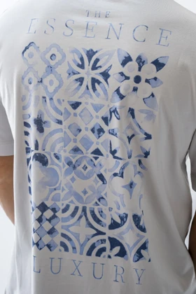 تیشرت آستین کوتاه چاپی مردانه