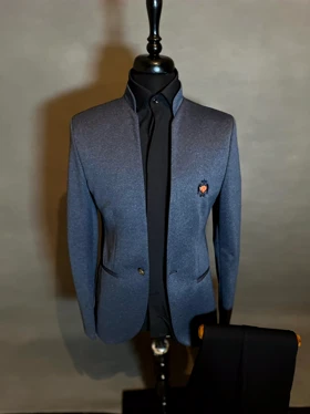 کت تک مردانه یقه دیپلمات مدل Dips 31