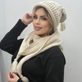 کلاه و اسکارف بافت