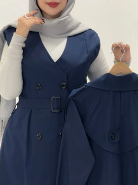 3678-بارانی آستردار شکیبا