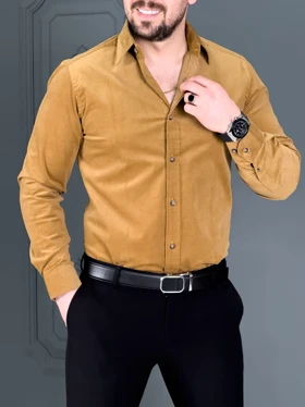 پیراهن 030802 AKOMOD عسلی