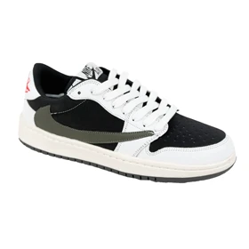 کتانی اسپرت مردانه مدل نایک جردن تراویس Nike رنگ مشکی سفید