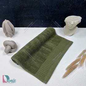 حوله دستی طرح هاروتس رنگ زیتونی