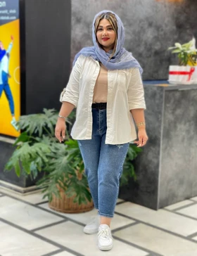 شلوار جین مام فول کش مهرانا کد : 141496