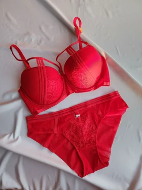 ست شورت و سوتین جکدار فنردار اروپایی کد: 5320