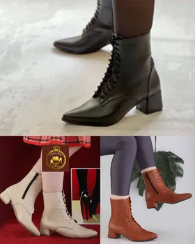 بوت زنانه بندی پاشنه‌دار