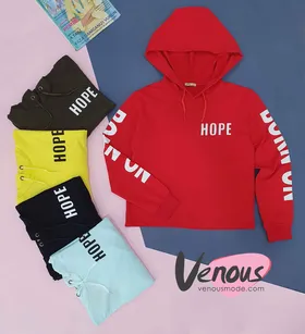 سویشرت دورس طرح HOPE