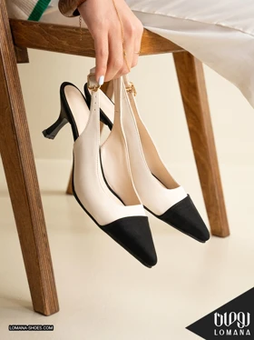 پاشنه نوک مشکی لومانا - کد 2726