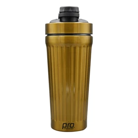 شیکر استیل ورزشی یک تیکه پرو اسپورتس دتاکس دار مدل Forge ظرفیت 0.8 لیتر (طلایی)