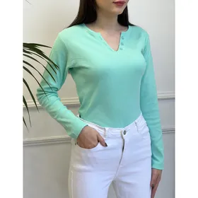 بلوز کبریتی سه دکمه