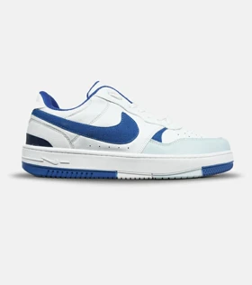 کفش کتانی بزرگ پا سفید آبی نایک Nike Gama Force Sail