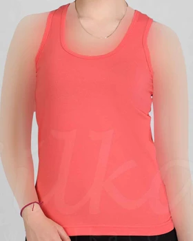 تاپ زنانه رکابی ساده اوت لت