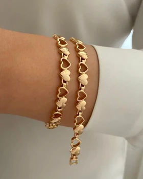 دستبند آینه ای قلبی ژوپینگ