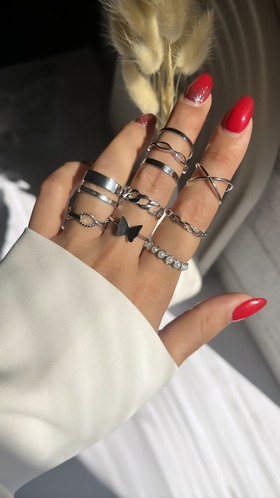 انگشترپکی پروانه و کارتیر ring pack