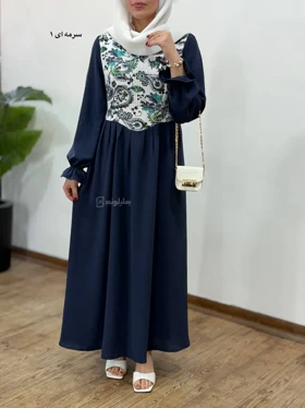 پیراهن مانتویی سوزندوزی آیسو شکوفه