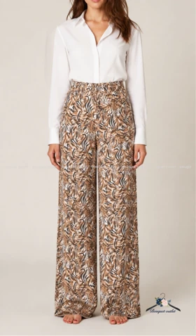 شلوار بگ طرح دار زارا ZARA