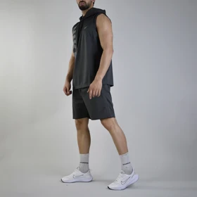 ست رکابی و شلوارک اسپرت نایک مدل HS-Dri Fit-A09 طوسی تیره