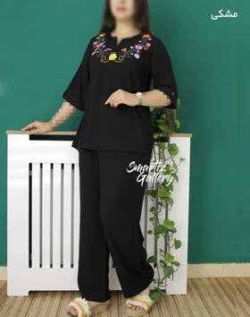 ست بلوز شلوار رنگی