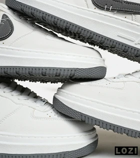 کفش مردانه و زنانه سفید طوسی NIKE AIR FORCE