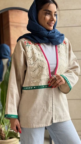 مانتو سوزن دوزی