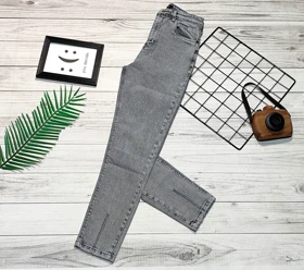 شلوار جین مام استایل راسته کد 10148