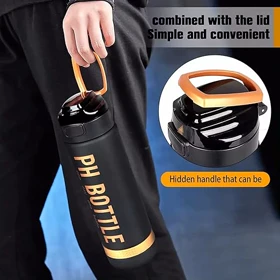 قمقمه مدل PH.BOTTLE در رنگ بندی متنوع کد 138 (مشکی)