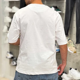 تیشرت مردانه مدل مایا دو رنگ سفید کد 392593