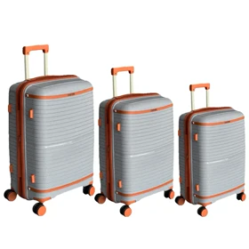 چمدان نشکن تیتان پلورا مدل TITANPLORA - TP6666 TRAVEL IN STYLE سری 4 عددی (کیف آرایشی هدیه)