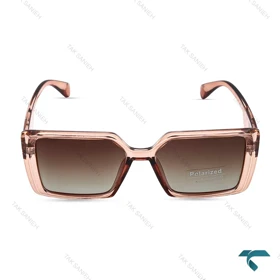 عینک آفتابی زنانه لویی ویتون فریم شفاف قهوه ای Louis-Vuitton-7572-L