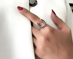 انگشتر آبکاری نعل