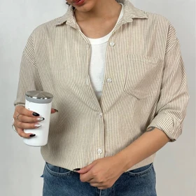 شومیز راه راه زنانه 2028