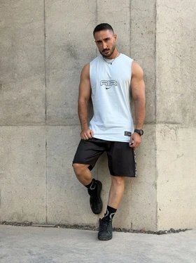 رکابی ورزشی حلقهای NIKE AIR آبی کمرنگ