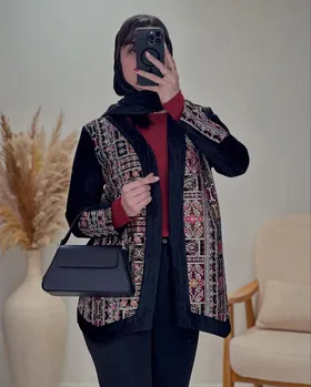 مانتو مزونی مخمل