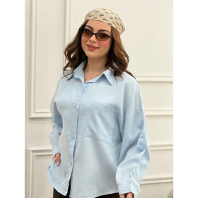 شومیز کتان سیلک