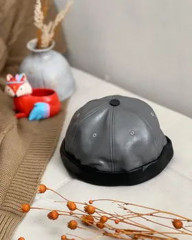 کلاه گرد چرم