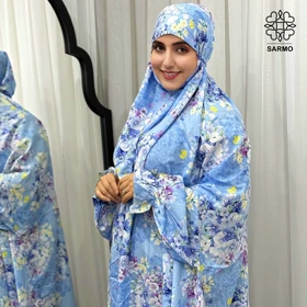 چادرنماز آستین‌دار شقایق