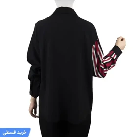 شومیز زنانه دو رنگ