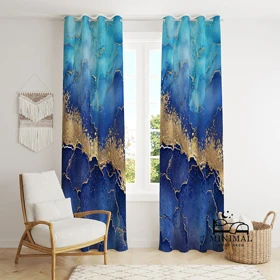 پرده اسپرت طرح ماربل مدل W4898