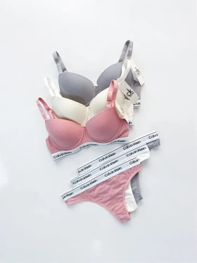 ست شورت بکلس و سوتین فنر دار کلوین کلاین Calvin Klein