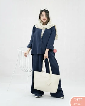 ست شومیز شلوار سیلک 2943