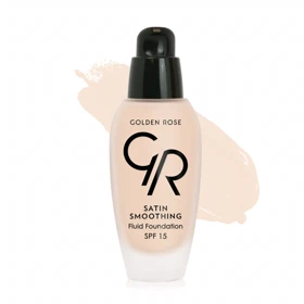 کرم پودر صورت گلدن رز, مدل Satin Smoothing Fluid شماره 24 مناسب انواع پوست حجم 34 میلی‌لیتر