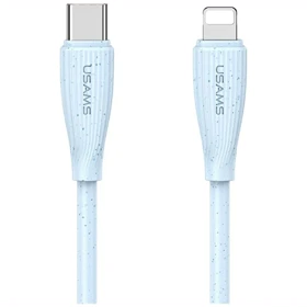 کابل تایپ سی به لایتنینگ یوسامز USAMS مدل SJ717 توان 30 وات 1 متر