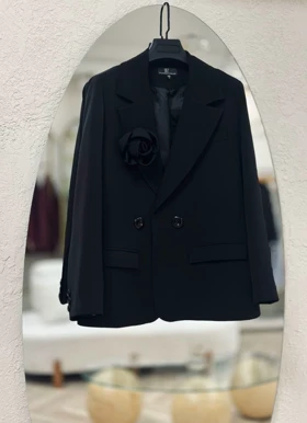 کت floral مشکی